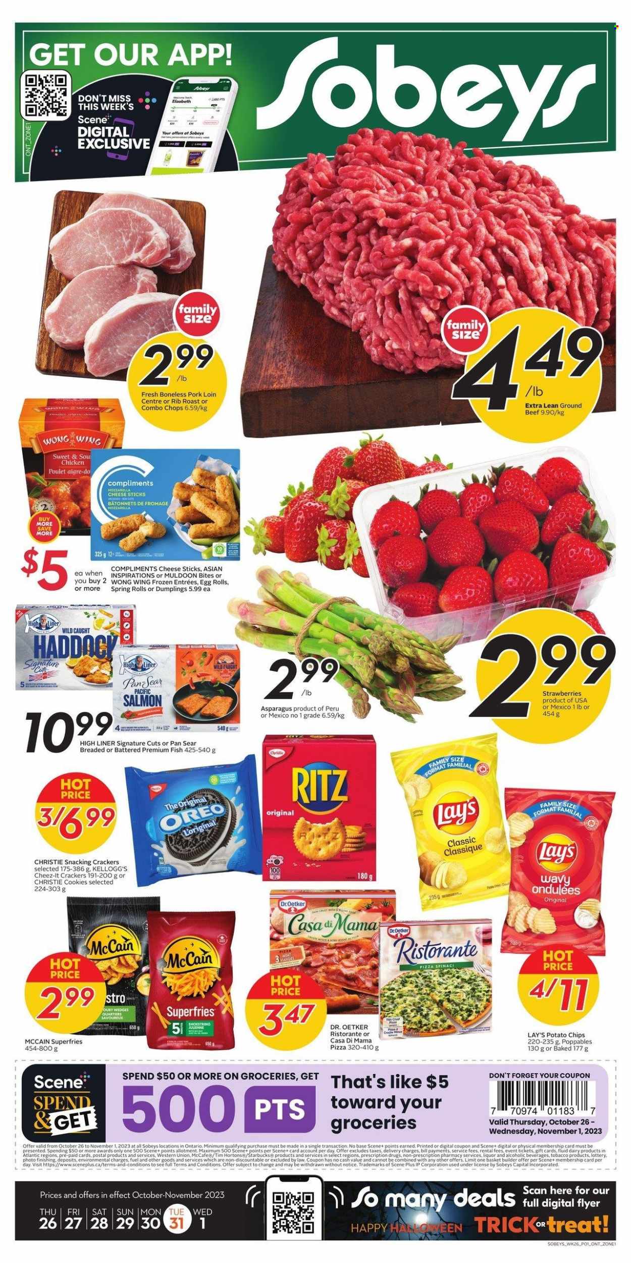 Sobeys flyer - October 26, 2023 - November 01, 2023. Page 1