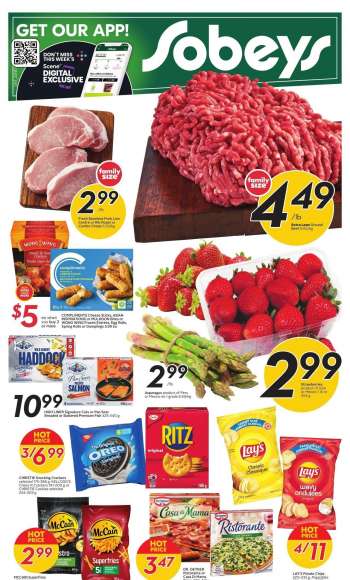 Circulaire Sobeys - 26 Octobre 2023 - 01 Novembre 2023.