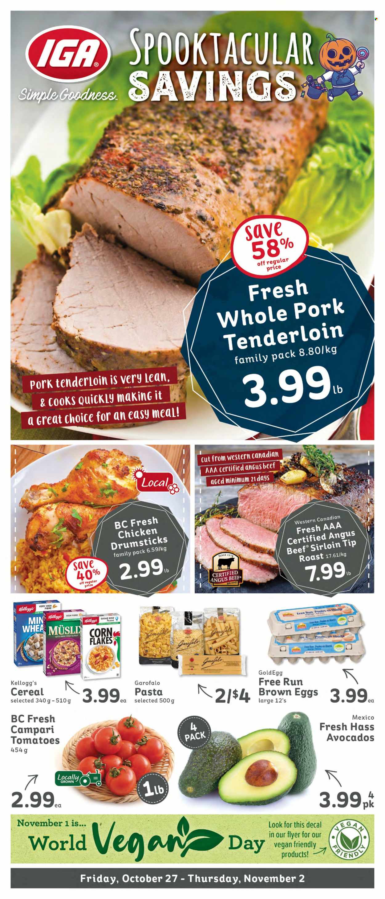 IGA Simple Goodness flyer - October 27, 2023 - November 02, 2023. Page 1