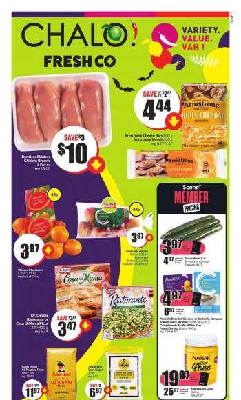 Chalo! FreshCo. Flyer - October 26, 2023 - November 01, 2023.