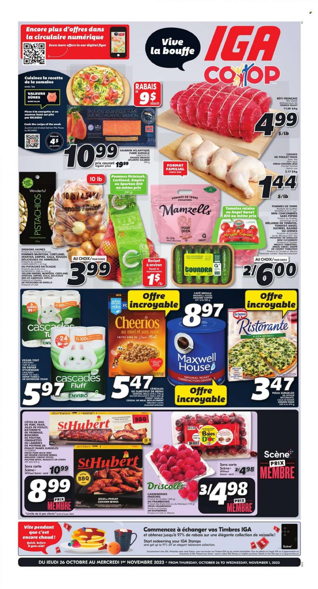 IGA flyer - October 26, 2023 - November 01, 2023. Page 1