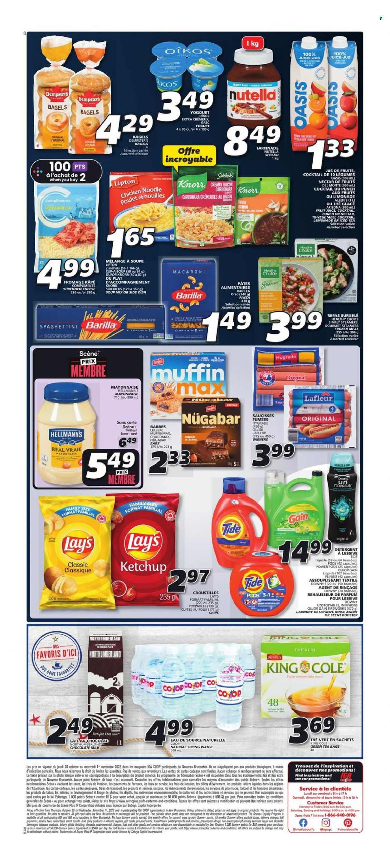 IGA flyer - October 26, 2023 - November 01, 2023. Page 2