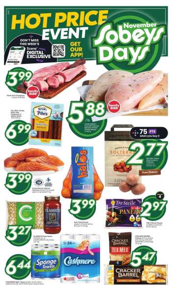 Sobeys Flyer - November 02, 2023 - November 08, 2023.