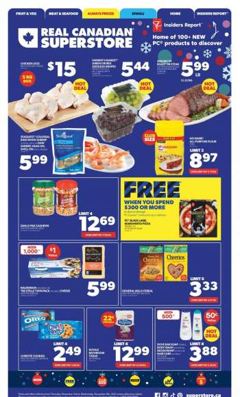 Circulaire Real Canadian Superstore - 02 Novembre 2023 - 08 Novembre 2023.