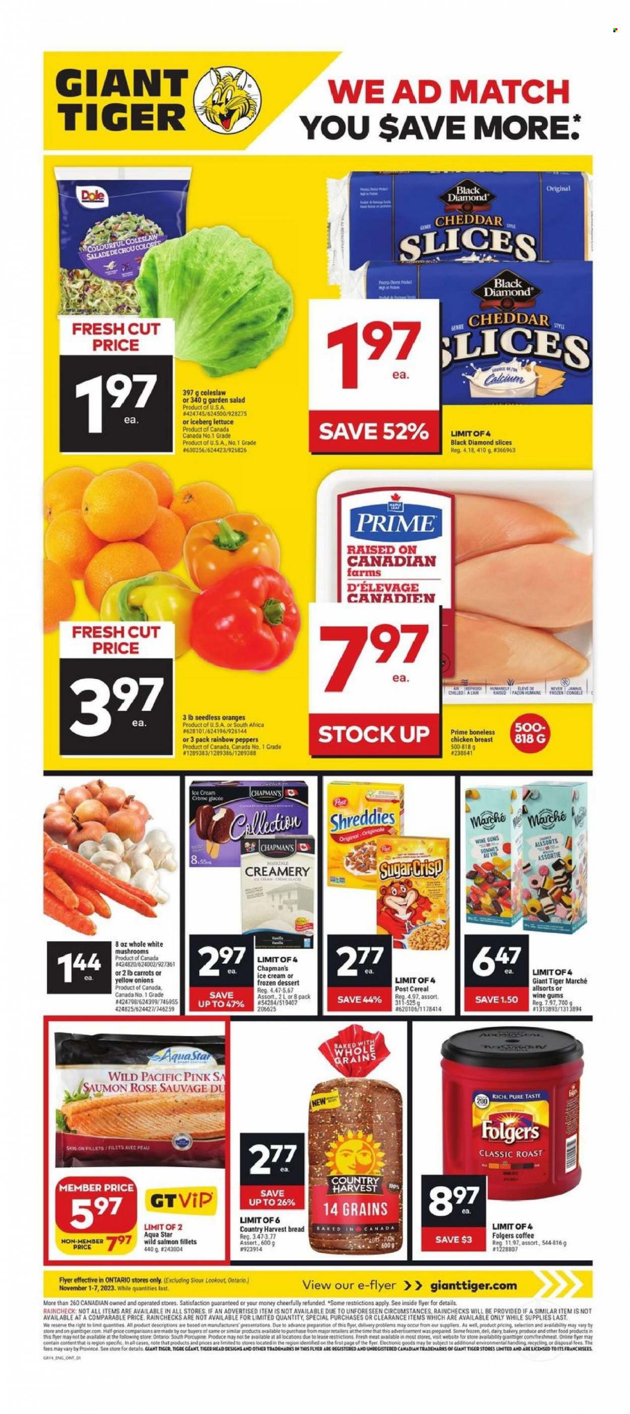Giant Tiger flyer - November 01, 2023 - November 07, 2023. Page 1
