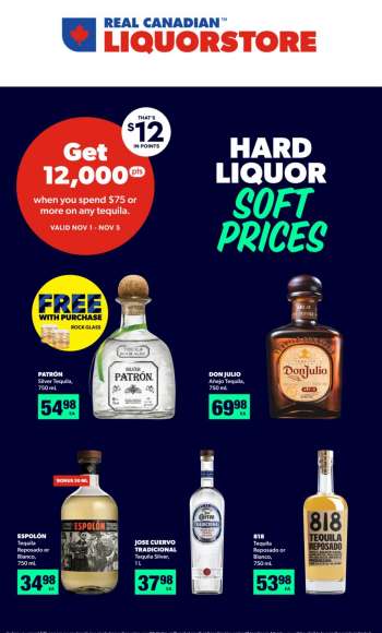 Circulaire Real Canadian Liquorstore - 01 Novembre 2023 - 05 Novembre 2023.