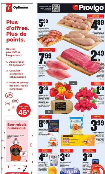 Circulaire Provigo - 09 Novembre 2023 - 15 Novembre 2023.