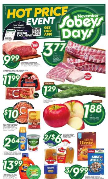 Sobeys Flyer - November 09, 2023 - November 15, 2023.