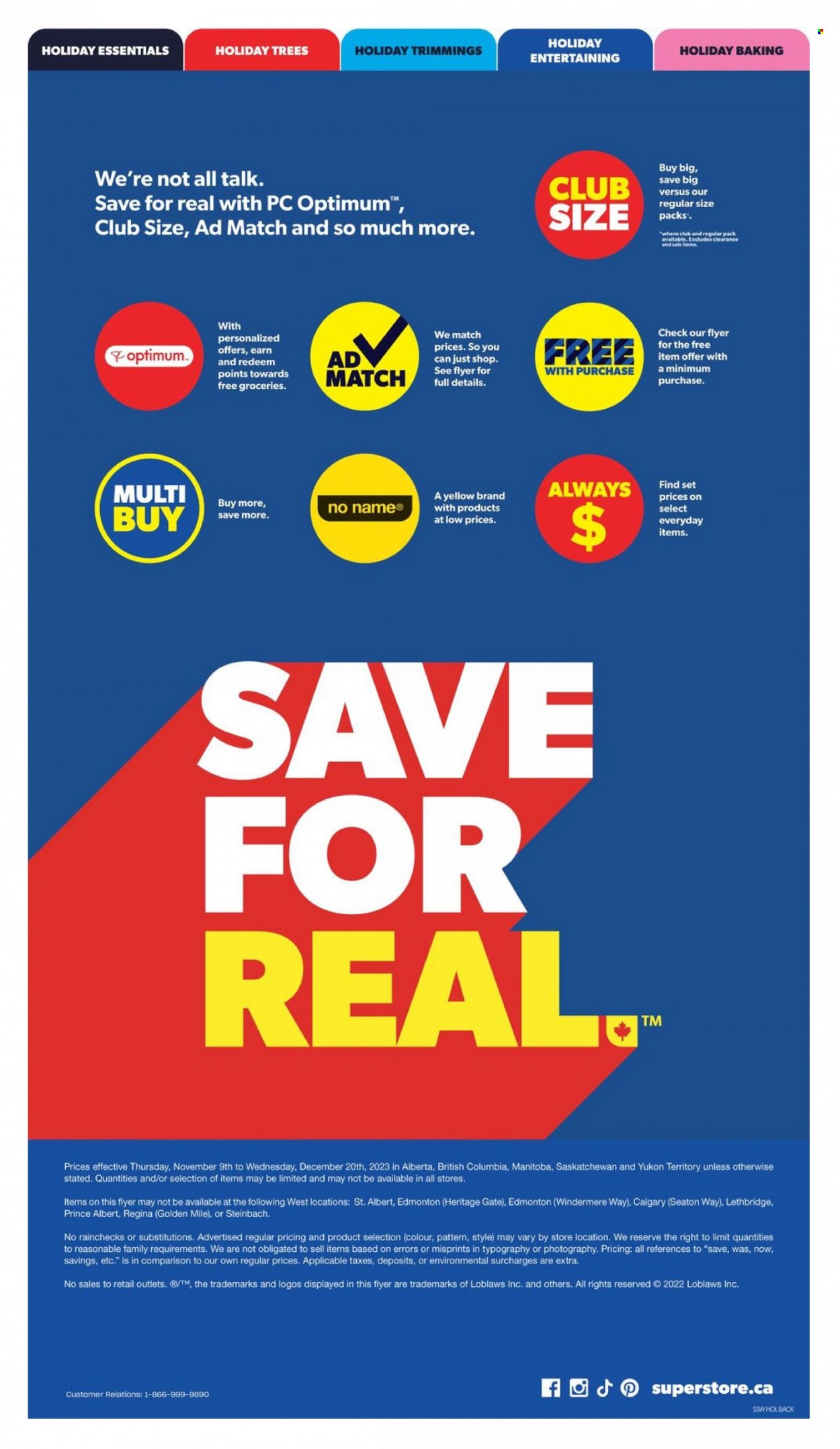 Real Canadian Superstore flyer - November 09, 2023 - December 20, 2023. Page 18
