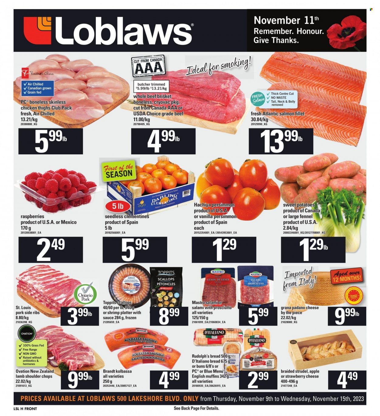 Loblaws flyer - November 09, 2023 - November 15, 2023. Page 1