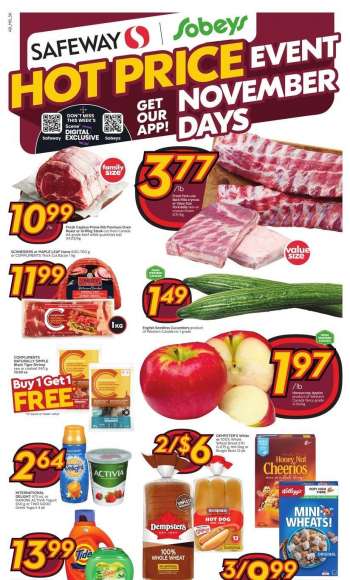 Safeway Flyer - November 09, 2023 - November 15, 2023.