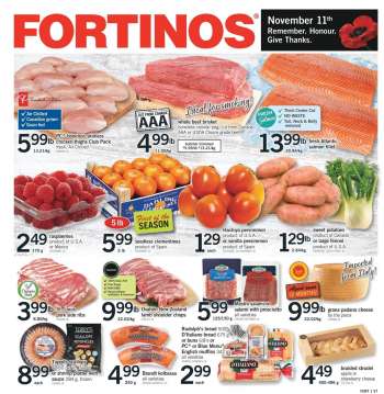 Fortinos Flyer - November 09, 2023 - November 15, 2023.