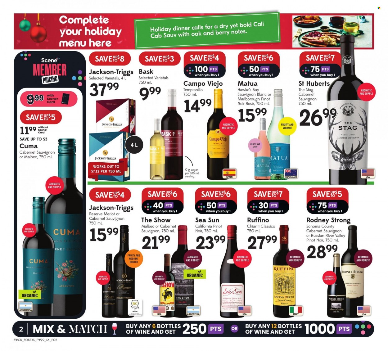 Sobeys Liquor flyer - November 16, 2023 - November 22, 2023. Page 2