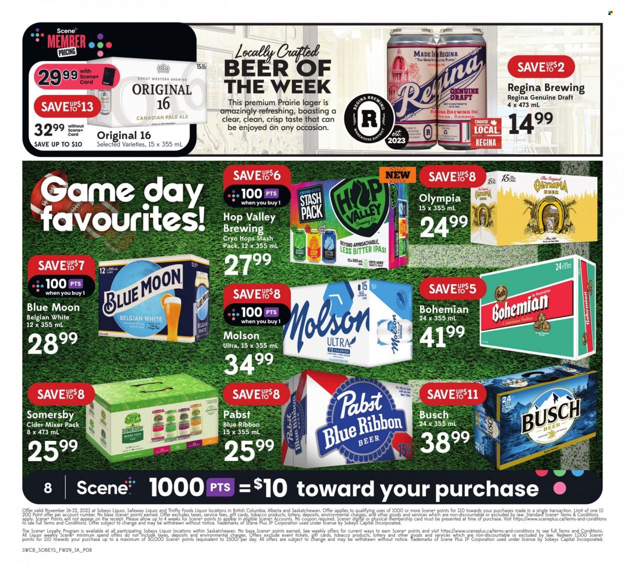 Sobeys Liquor flyer - November 16, 2023 - November 22, 2023. Page 9