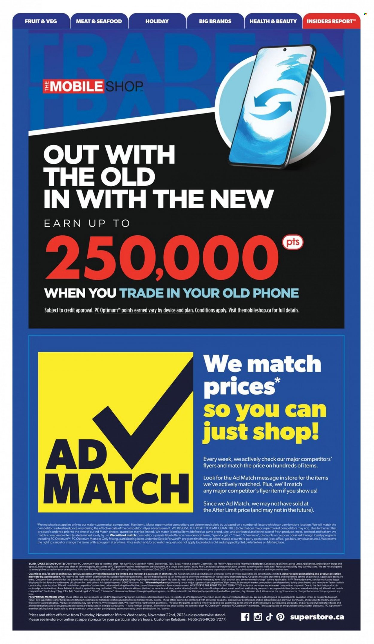 Real Canadian Superstore flyer - November 16, 2023 - November 22, 2023. Page 30