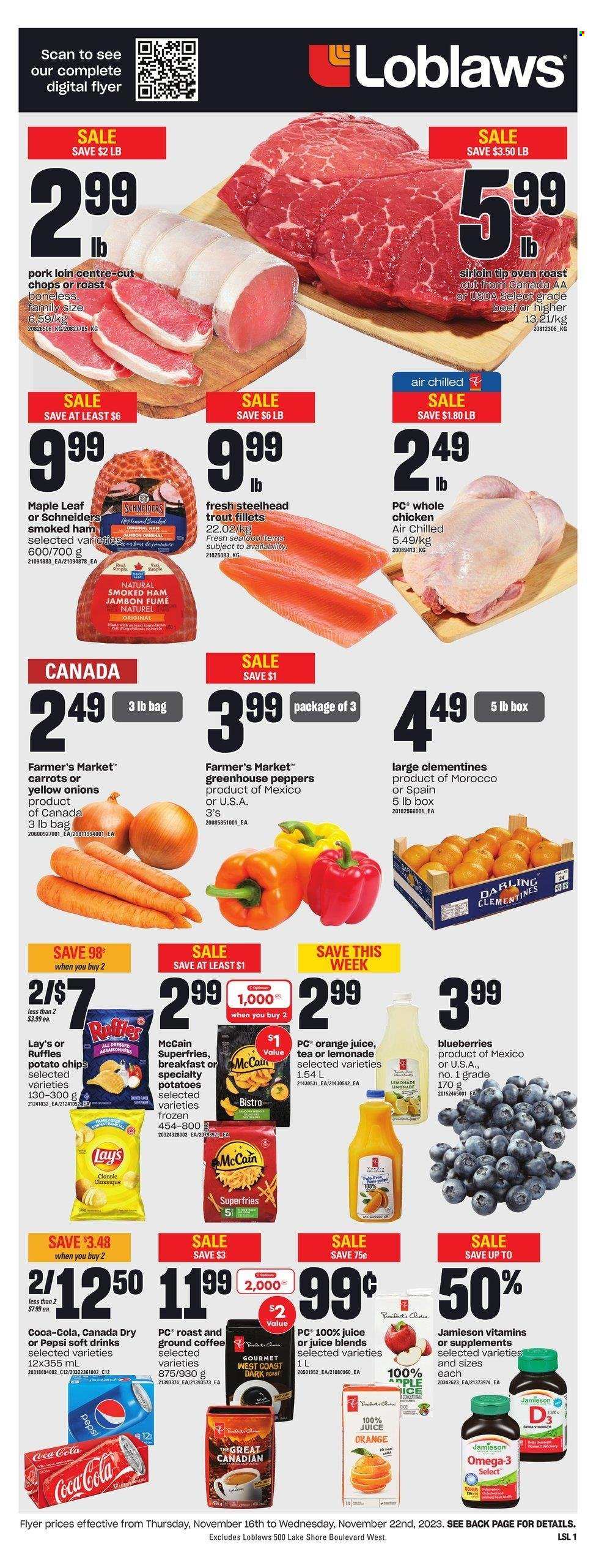 Loblaws flyer - November 16, 2023 - November 22, 2023. Page 1