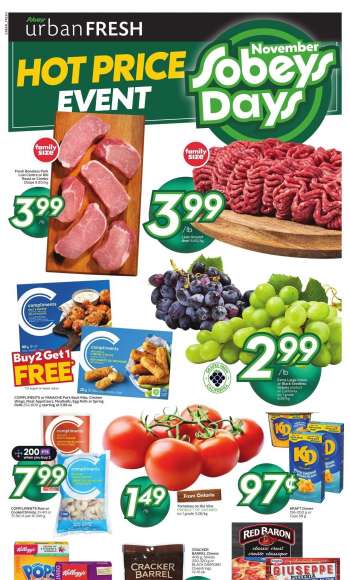 Sobeys Urban Fresh Flyer - November 16, 2023 - November 22, 2023.