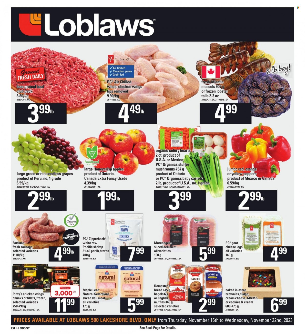 Loblaws flyer - November 16, 2023 - November 22, 2023. Page 1