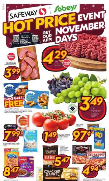 Safeway Flyer - November 16, 2023 - November 22, 2023.