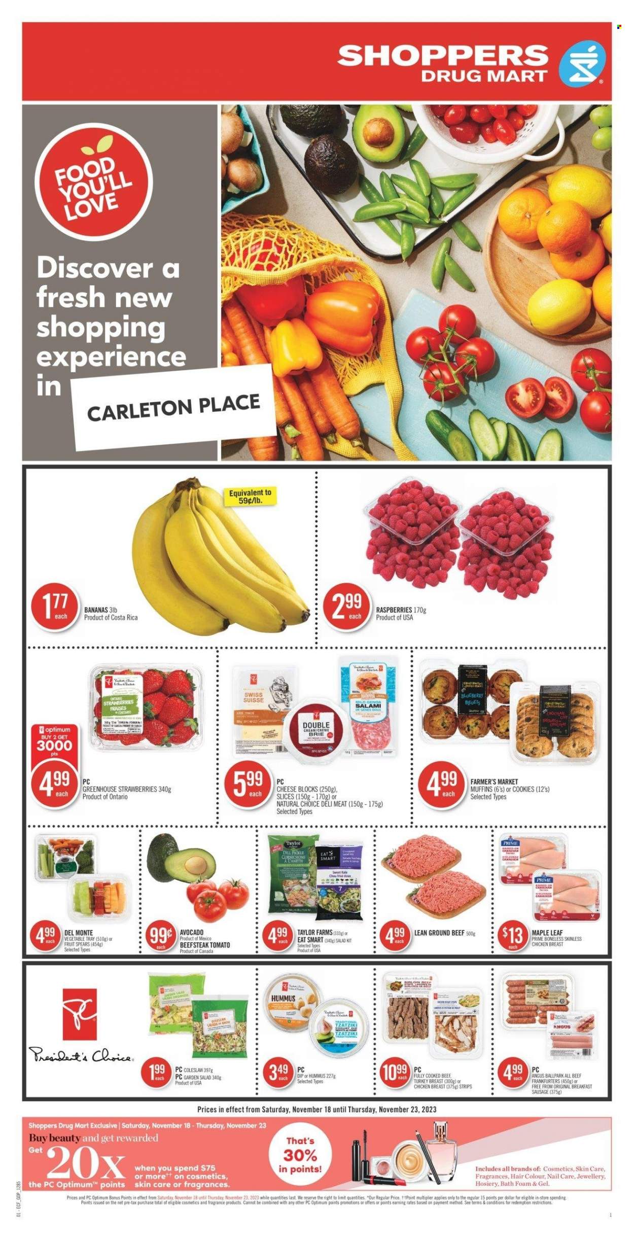 Shoppers Drug Mart flyer - November 18, 2023 - November 23, 2023. Page 1