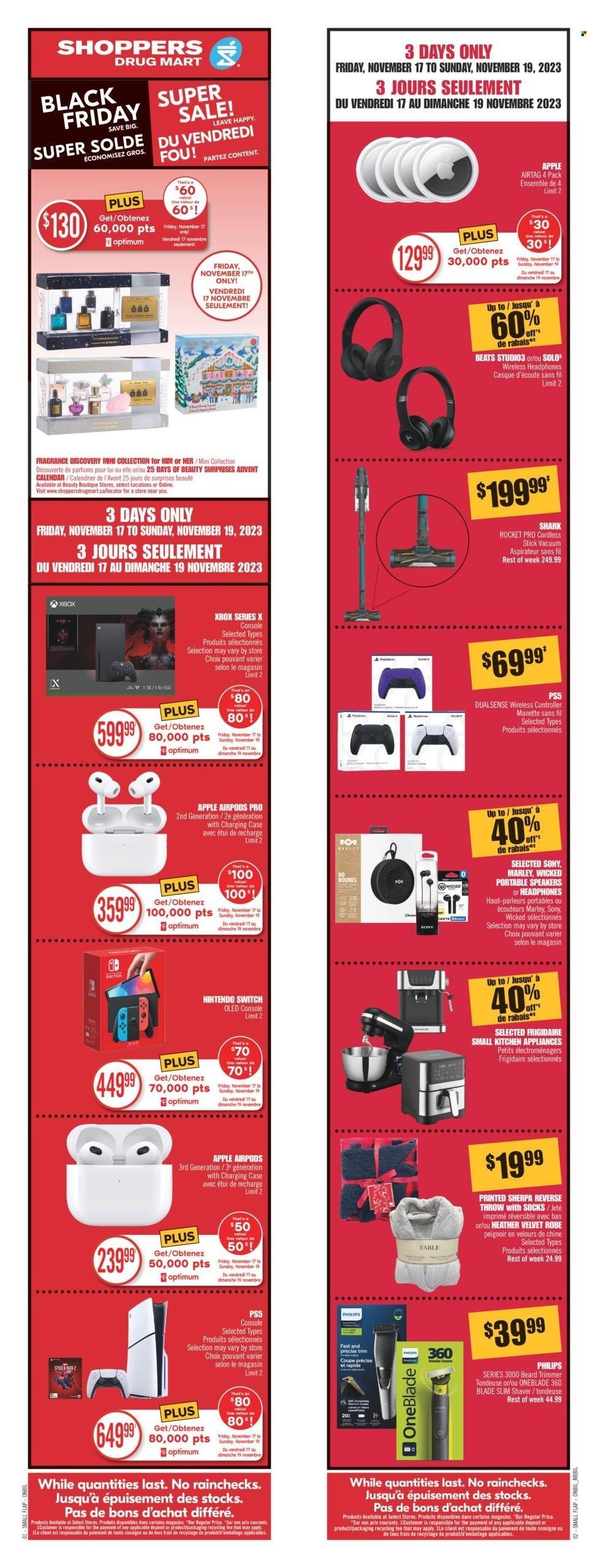 Shoppers Drug Mart flyer - November 18, 2023 - November 23, 2023. Page 3