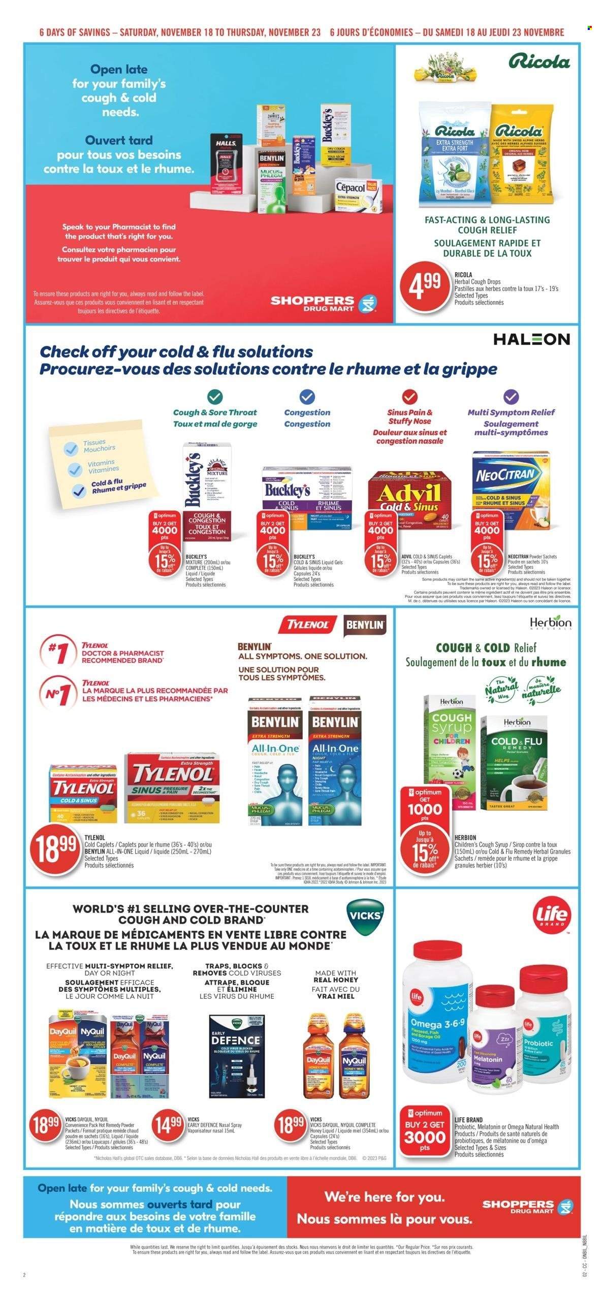 Shoppers Drug Mart flyer - November 18, 2023 - November 23, 2023. Page 10