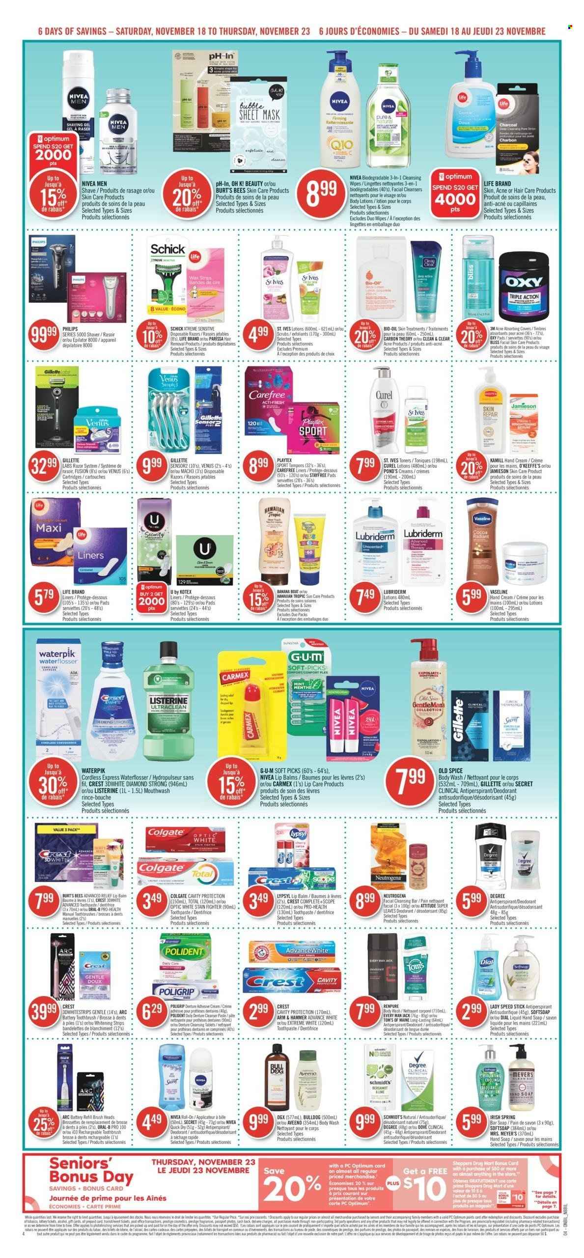Shoppers Drug Mart flyer - November 18, 2023 - November 23, 2023. Page 12