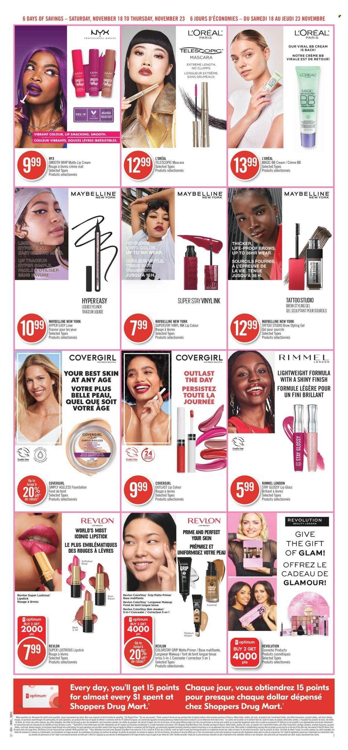 Shoppers Drug Mart flyer - November 18, 2023 - November 23, 2023. Page 18