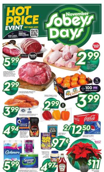 Sobeys Flyer - November 23, 2023 - November 29, 2023.