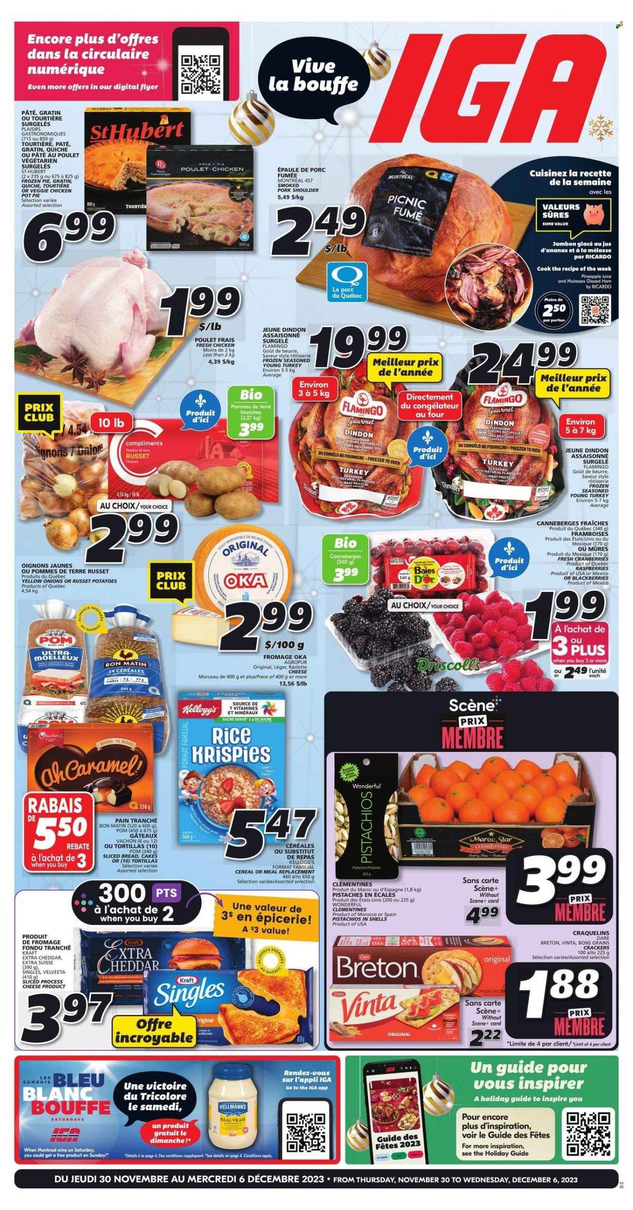 IGA flyer - November 30, 2023 - December 06, 2023. Page 1