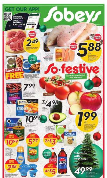 Sobeys Flyer - November 30, 2023 - December 06, 2023.