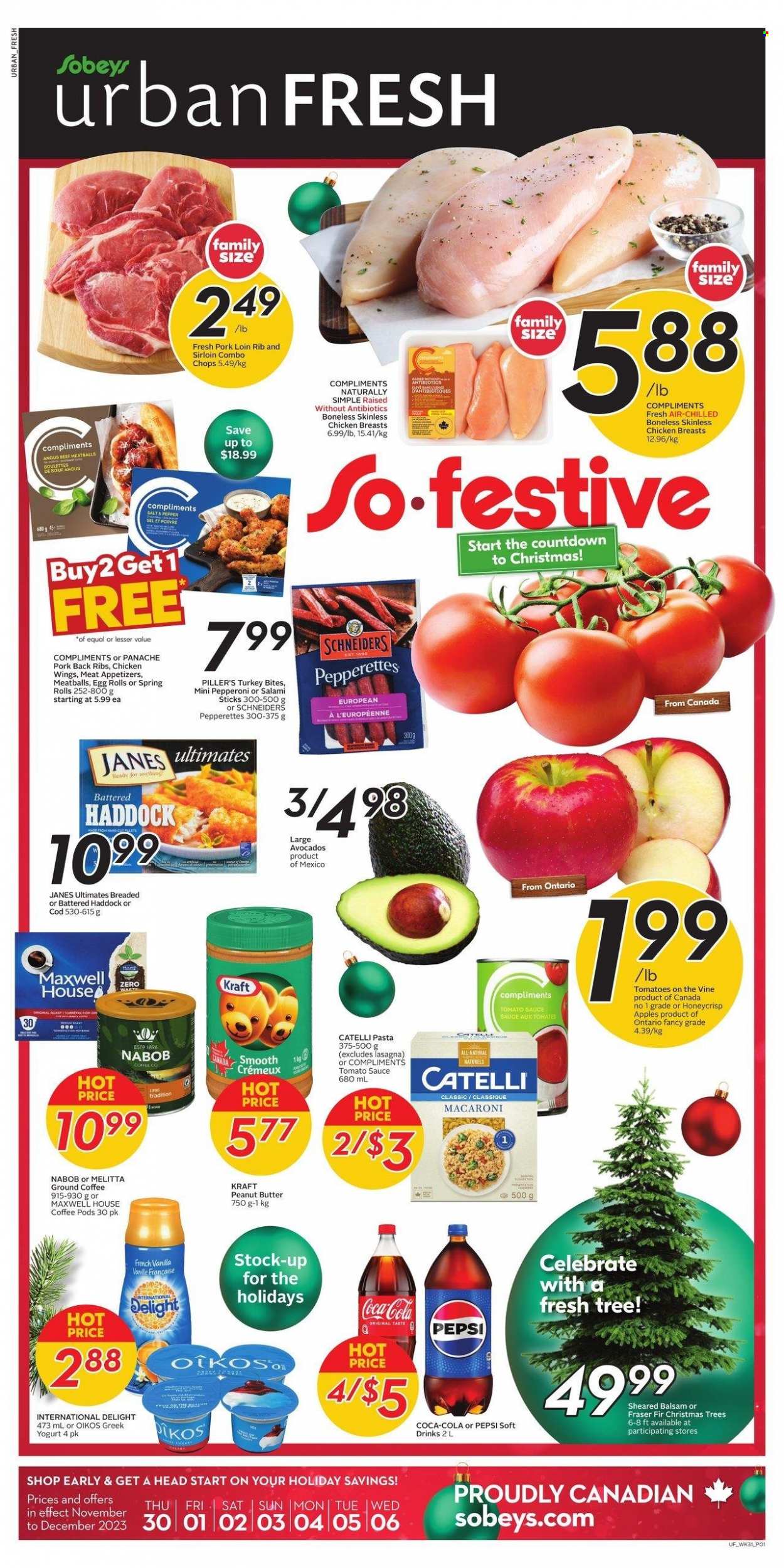 Sobeys Urban Fresh flyer - November 30, 2023 - December 06, 2023. Page 1