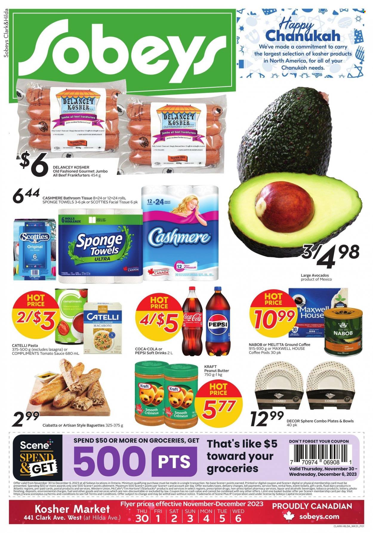 Sobeys flyer - November 30, 2023 - December 06, 2023. Page 1