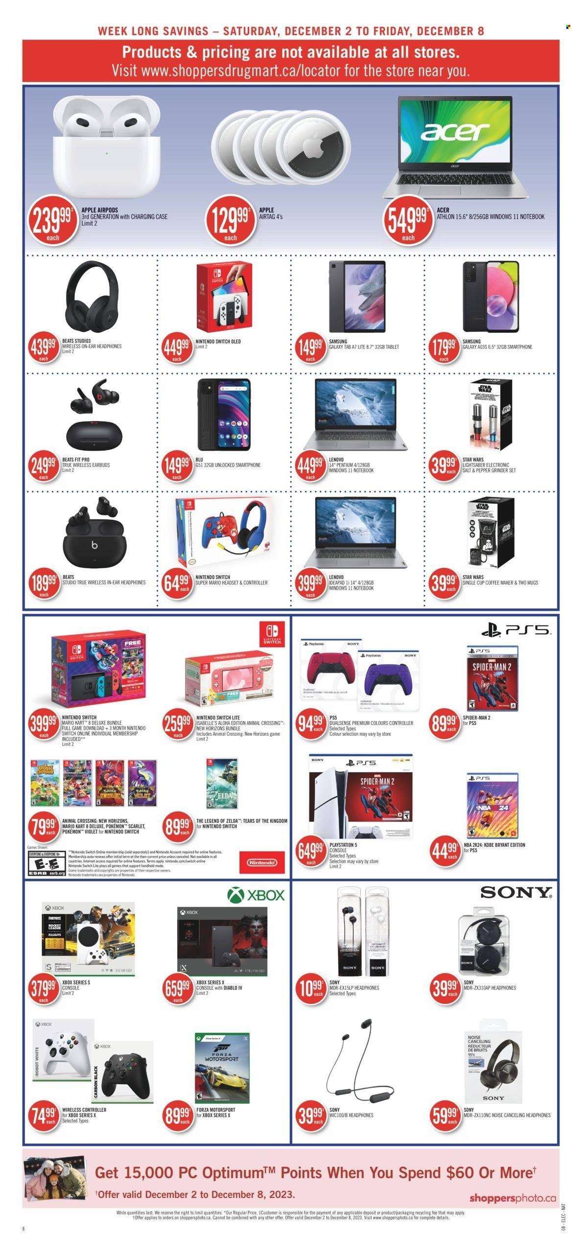 Shoppers Drug Mart flyer - December 02, 2023 - December 08, 2023. Page 18