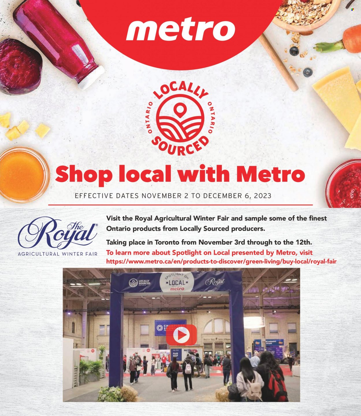 Metro flyer - November 30, 2023 - December 06, 2023. Page 1