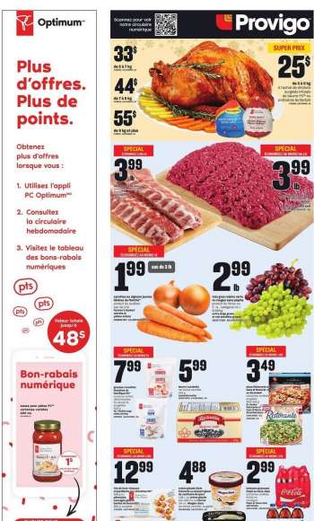 Circulaire Provigo - 07 Décembre 2023 - 13 Décembre 2023.