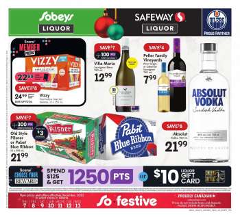 Circulaire Sobeys Liquor - 07 Décembre 2023 - 13 Décembre 2023.