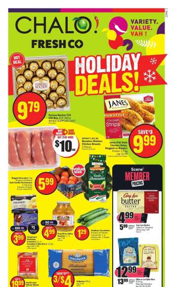 Chalo! FreshCo. Flyer - December 07, 2023 - December 13, 2023.
