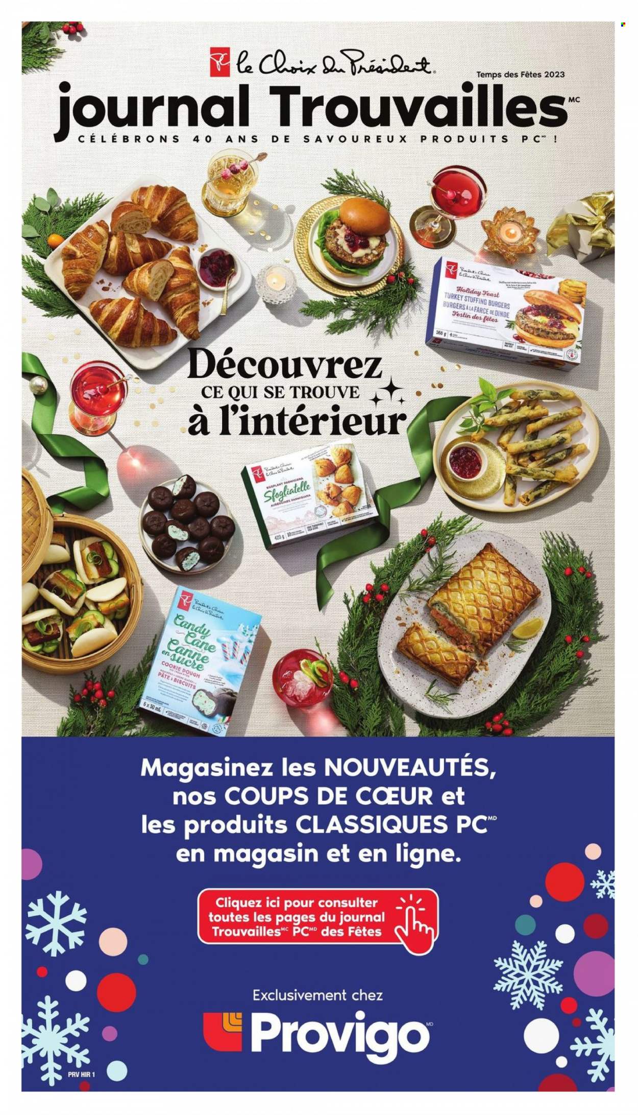 Circulaire Provigo - 02 Novembre 2023 - 03 Janvier 2024. Page 1