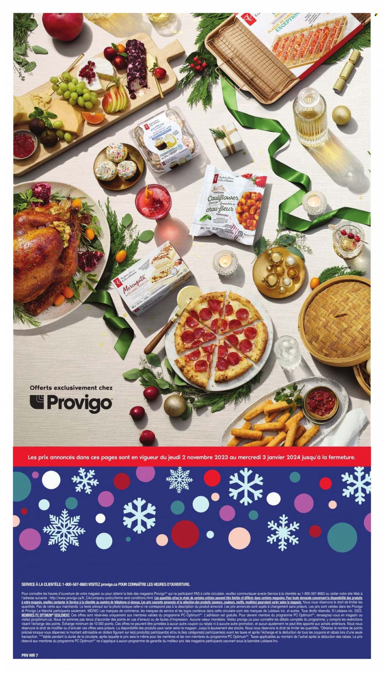 Circulaire Provigo - 02 Novembre 2023 - 03 Janvier 2024. Page 7