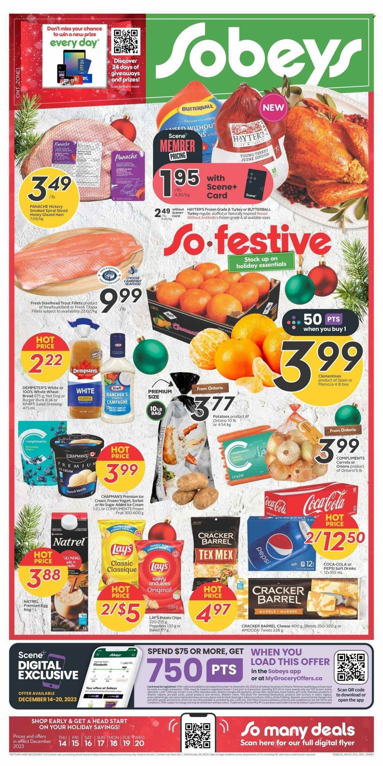 Sobeys flyer - December 14, 2023 - December 20, 2023. Page 1