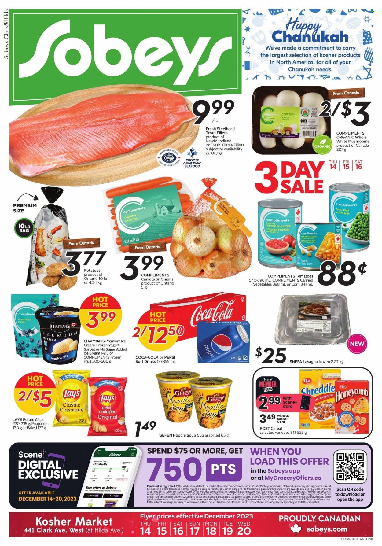 Sobeys flyer - December 14, 2023 - December 20, 2023. Page 1