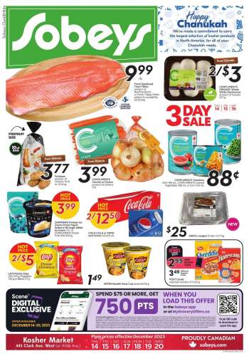 Sobeys Flyer - December 14, 2023 - December 20, 2023.