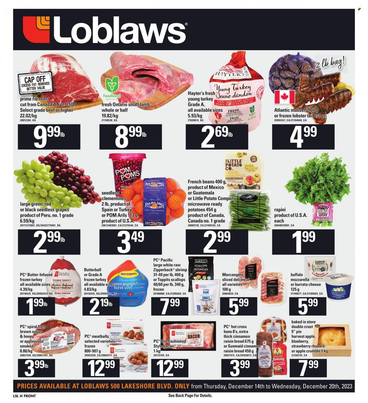 Loblaws flyer - December 14, 2023 - December 20, 2023. Page 1