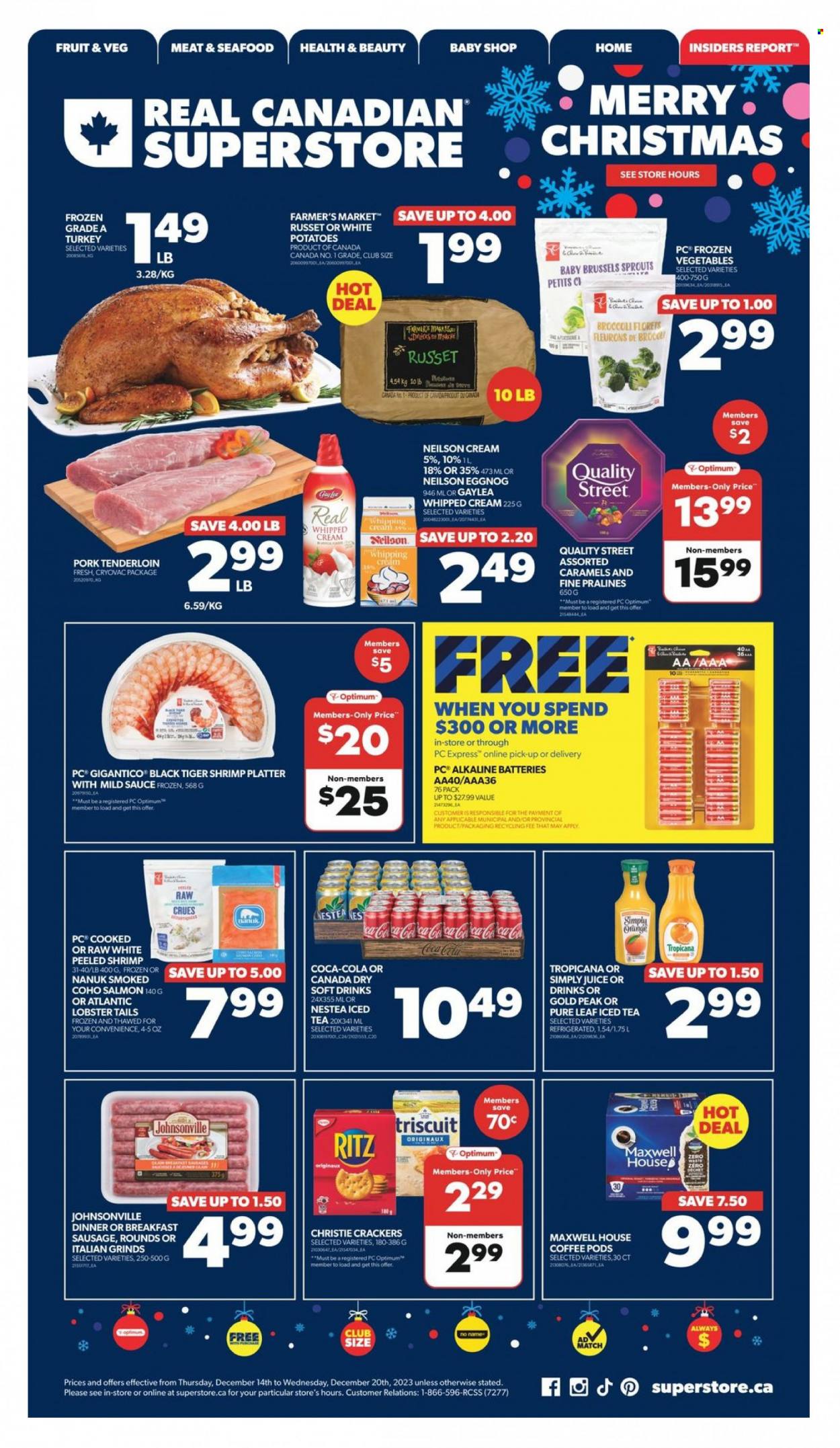 Real Canadian Superstore flyer - December 14, 2023 - December 20, 2023. Page 1