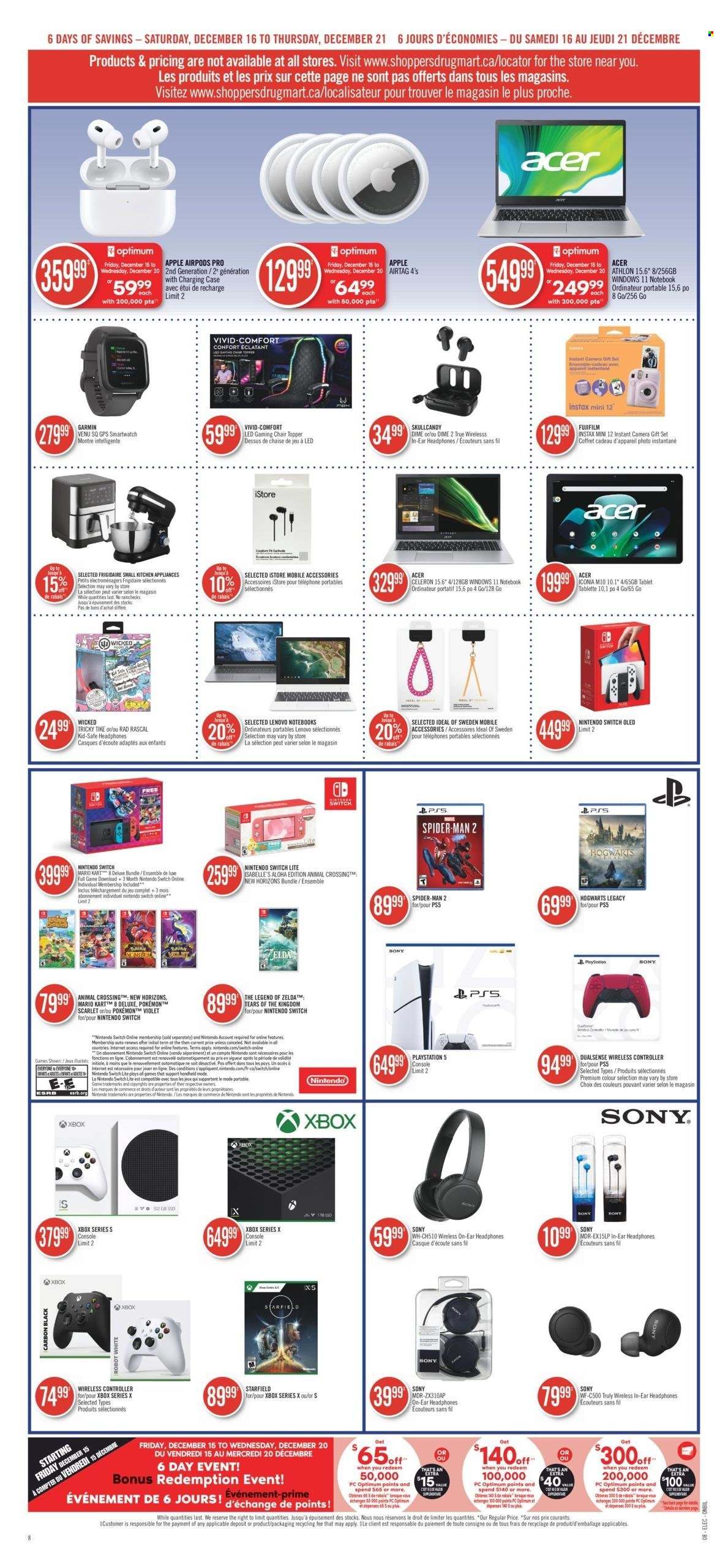 Shoppers Drug Mart flyer - December 16, 2023 - December 21, 2023. Page 10