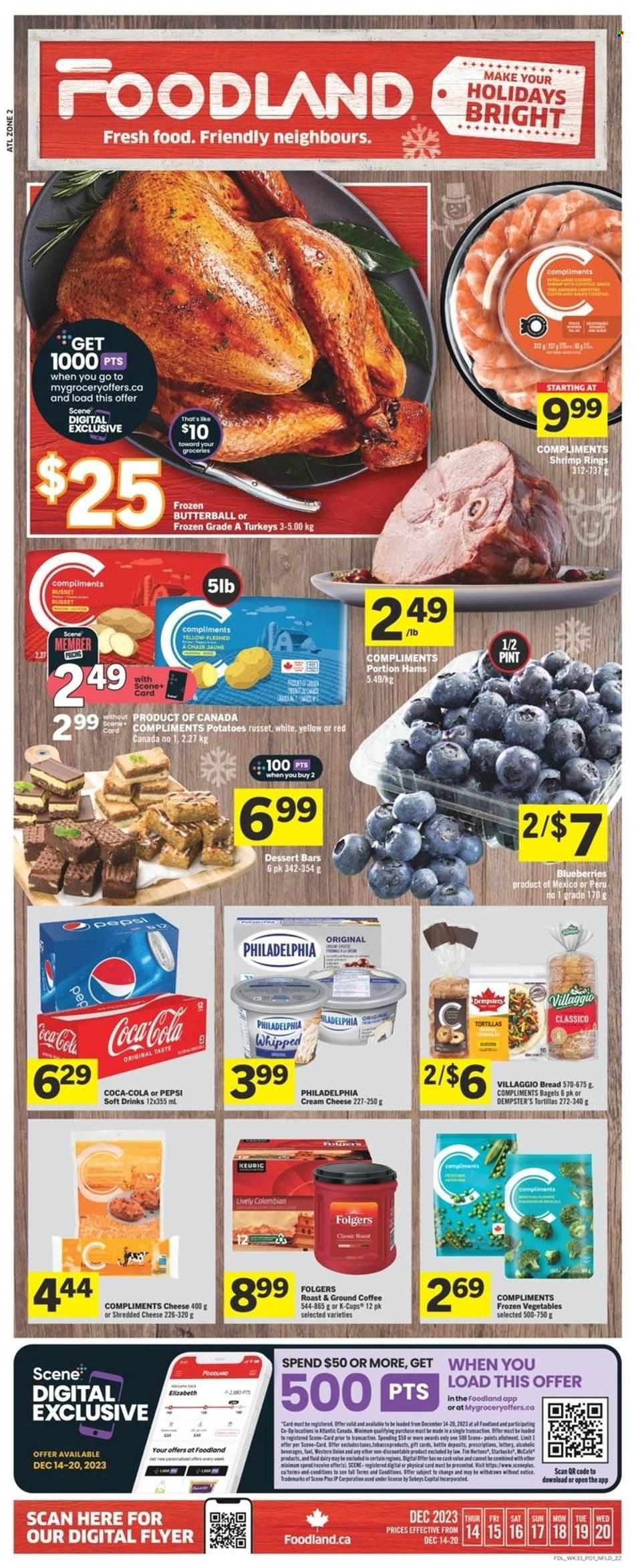 Foodland flyer - December 14, 2023 - December 20, 2023. Page 1