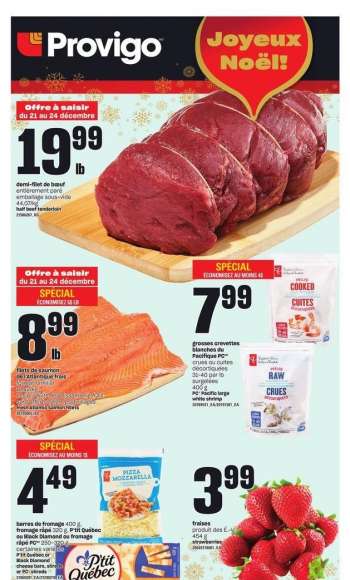 Circulaire Provigo - 21 Décembre 2023 - 27 Décembre 2023.