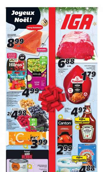 IGA Flyer - December 21, 2023 - December 27, 2023.