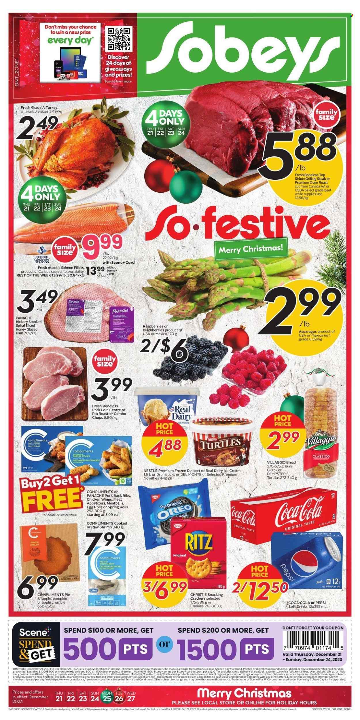 Sobeys flyer - December 21, 2023 - December 27, 2023. Page 1